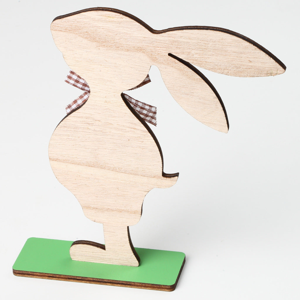 Osterhase Ostern Holzbastelei Kaninchen Dekoration
