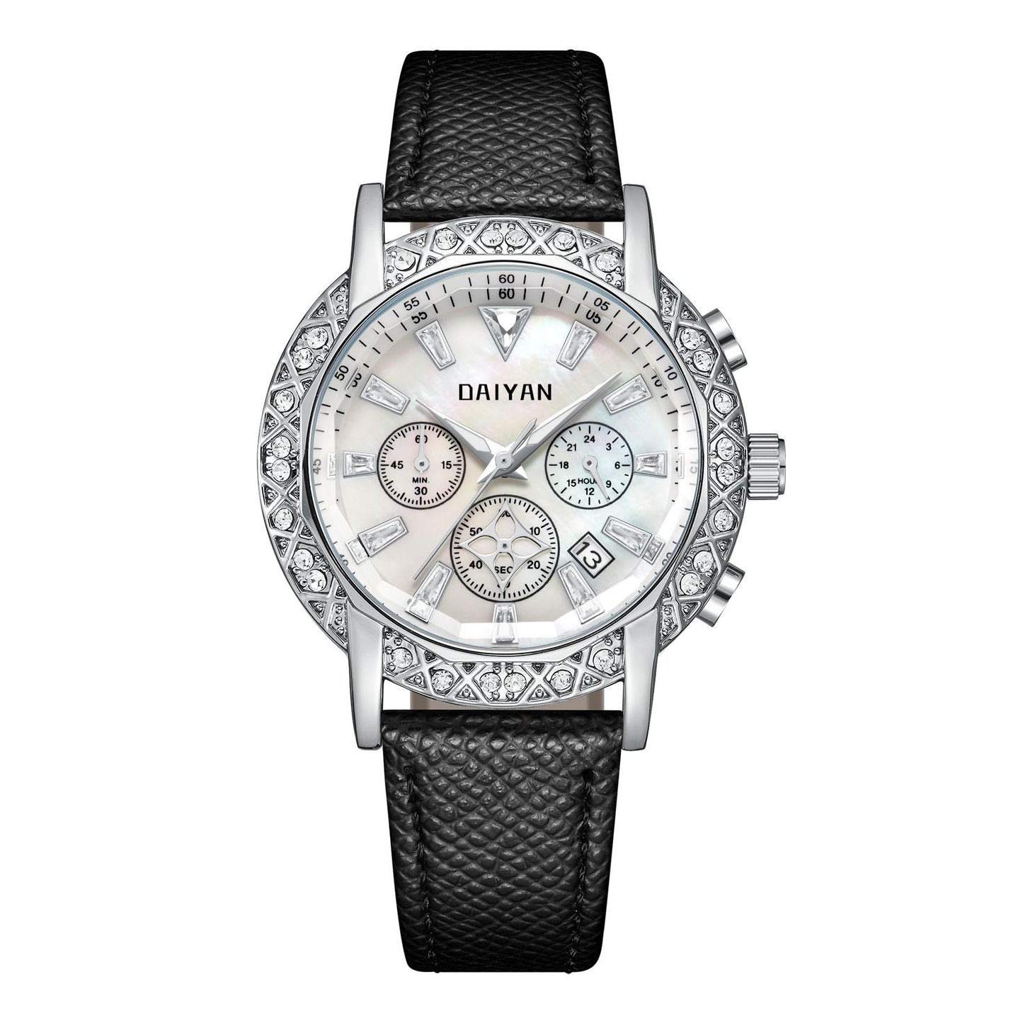 Fantasy Goddess Vielseitig Trendy Diamond Light Luxus Wasserdicht Multifunktionelle Uhr für Frauen