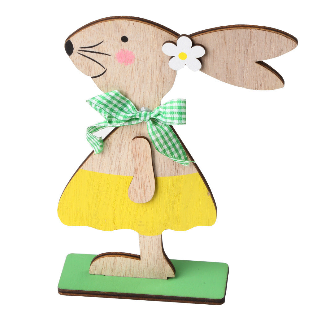 Osterhase Ostern Holzbastelei Kaninchen Dekoration