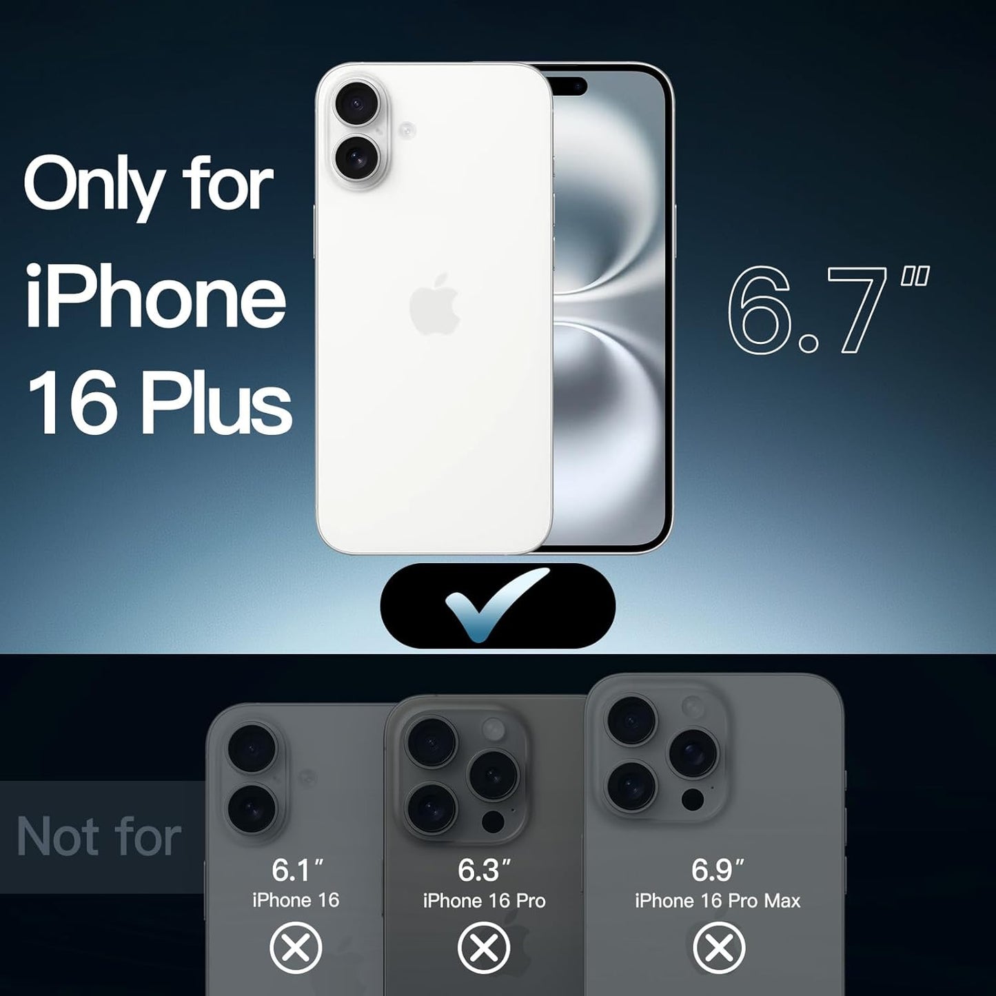 Handyhülle Transparent passend für iPhone 16 Plus