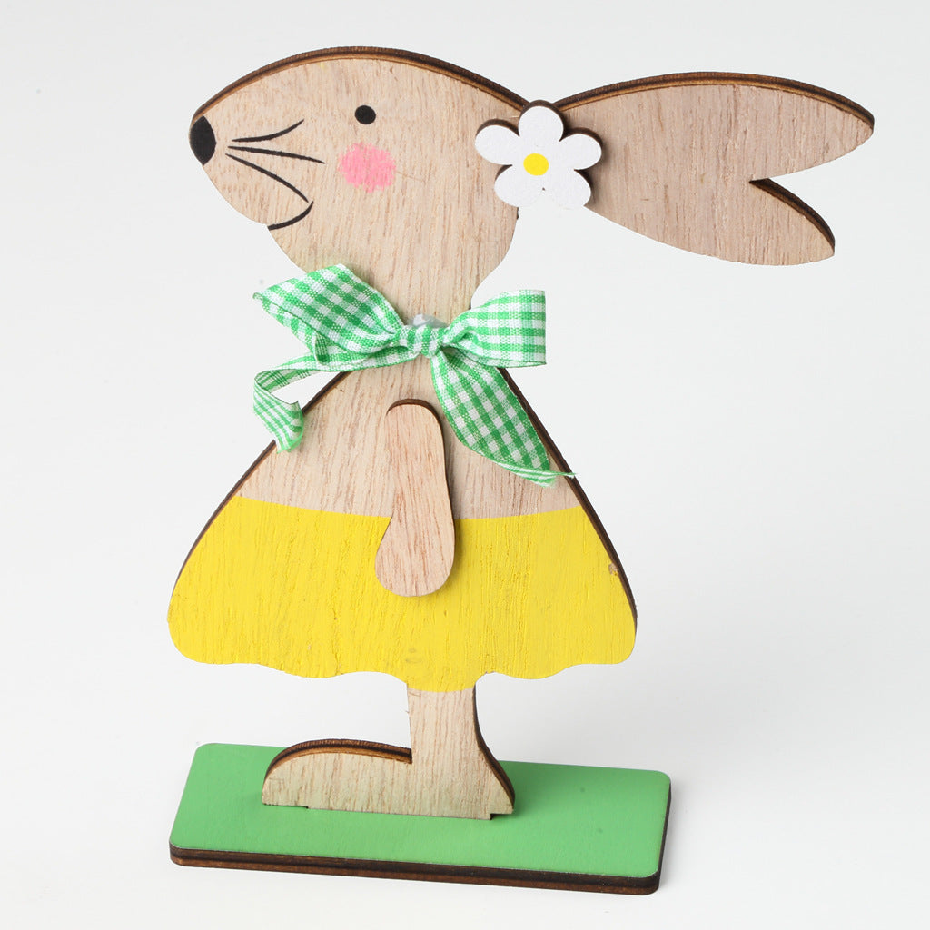 Osterhase Ostern Holzbastelei Kaninchen Dekoration