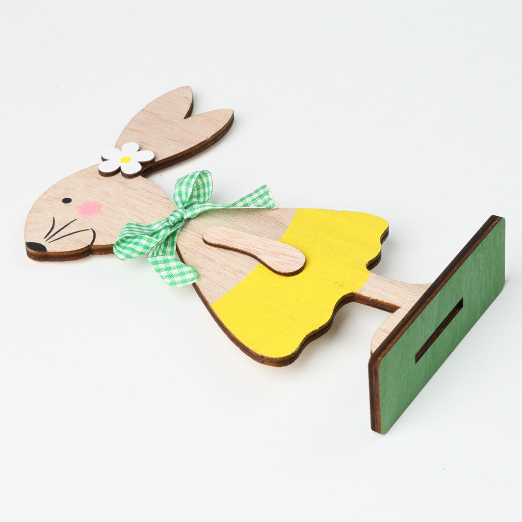 Osterhase Ostern Holzbastelei Kaninchen Dekoration